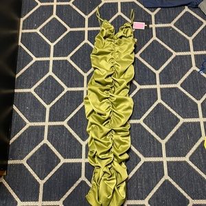 Pretty little things midi ruched dress brand new with tags